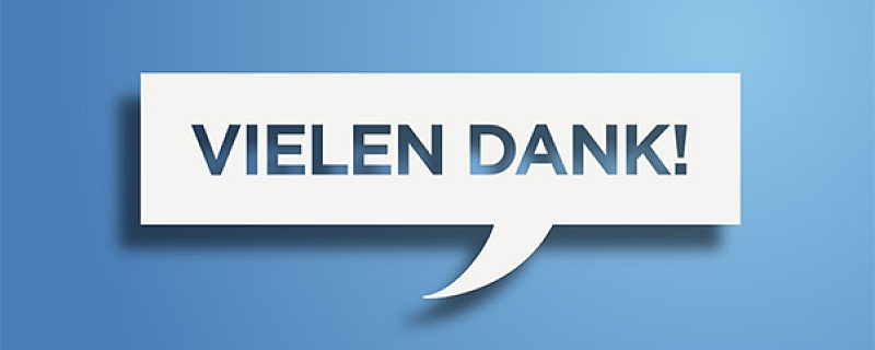 Vielen Dank für Ihre Anmeldung.